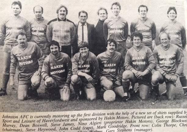 John Codd as skipper of a good johnston team John Codd as skipper of a good johnston team